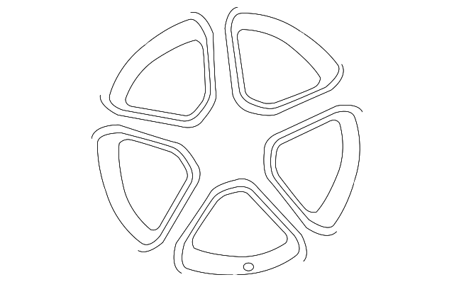 204-401-03-04-7X21 WHEEL, ALLOY
