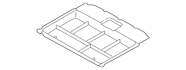 87264-3E001CQ Деталь LUGGAGE COMPART