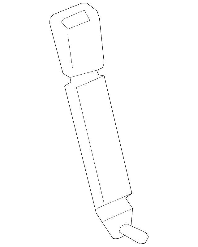 73380-0C030-B0 Деталь BUCKLE END, RIGHT