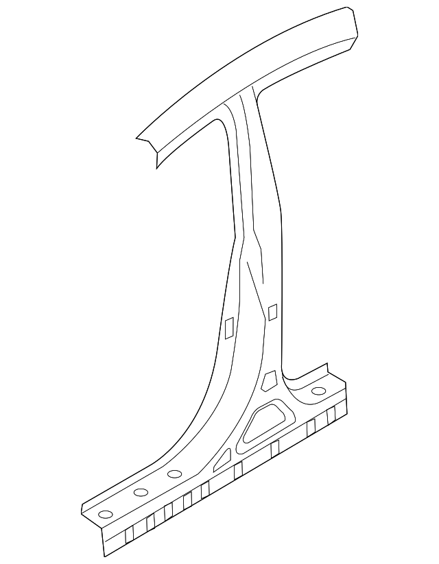 71401-3VB30 Деталь CENTER PILLAR, LEFT