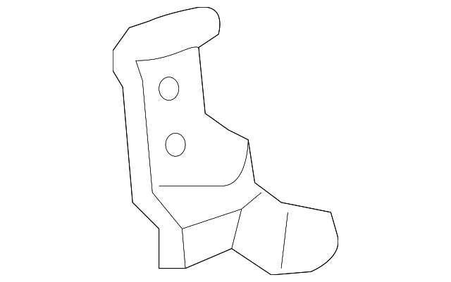 53238-47020 Деталь SIDE SUPPORT BRACKET, RIGHT