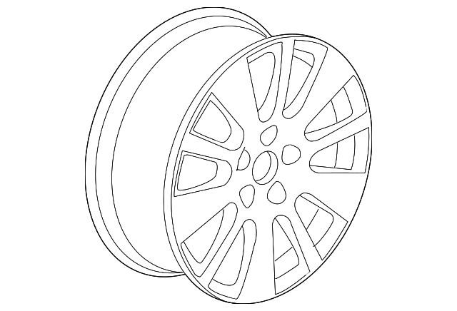 9597429 Деталь WHEEL, ALLOY