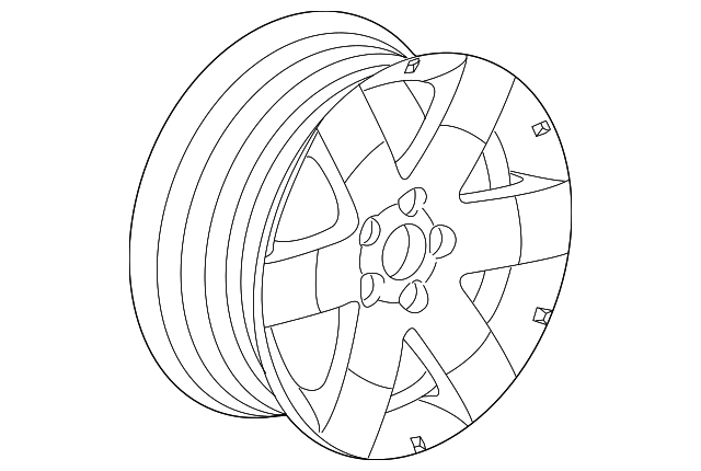 22978111 WHEEL, ALLOY