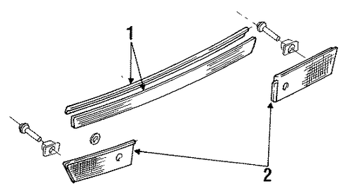 Escort REAR REFLECTOR