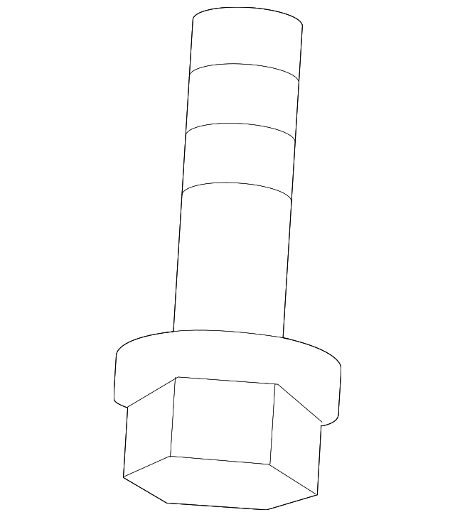 WHT-004-468 Деталь BUMPER BRACKET BOLT, LEFT