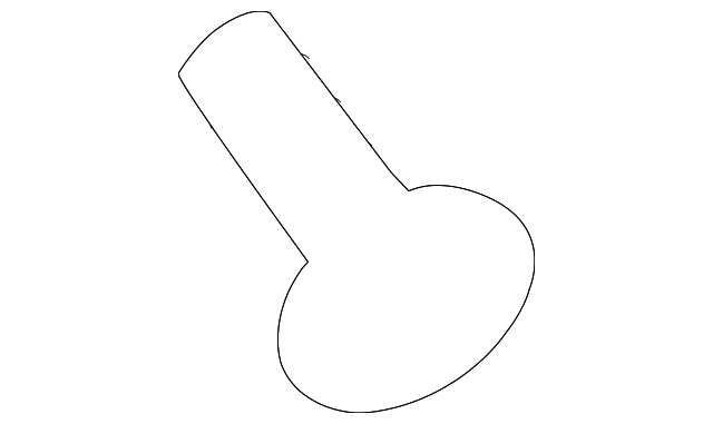 7B0-807-829 Деталь SIDE SUPPORT RETAINER, RIGHT