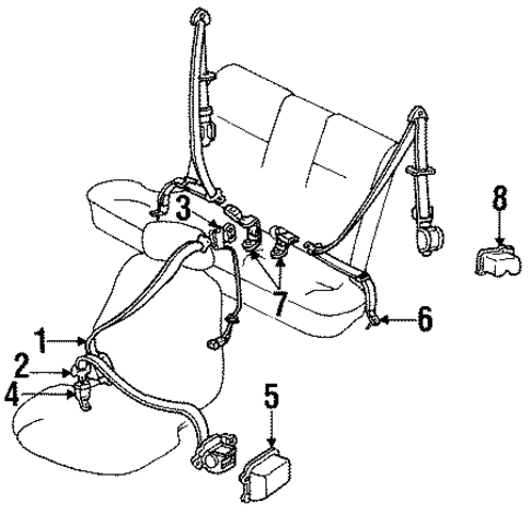 Scoupe FRONT SEAT BELTS