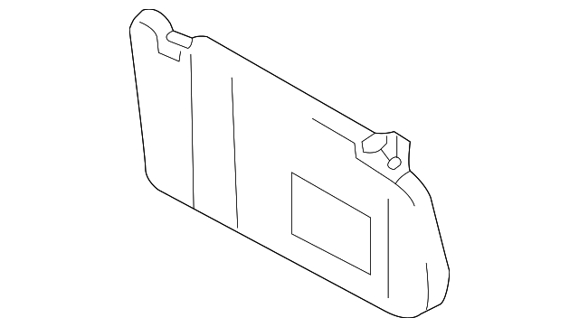 MN134614HB Деталь SUNVISOR, RIGHT