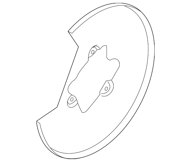 CB5Z-2C028-A Деталь SPLASH SHIELD, RIGHT