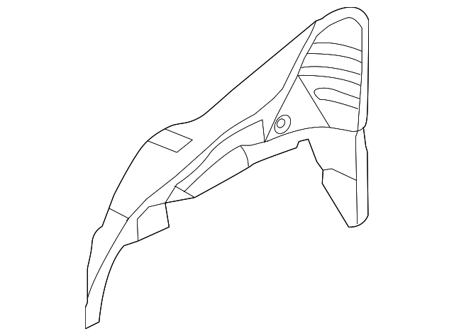 76751-1JA0A Деталь INNER WHEELHOUSE, LEFT