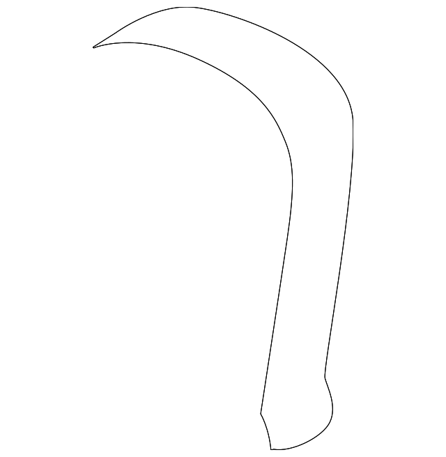88450-2C500 Деталь SEAT BACK PAD, RIGHT