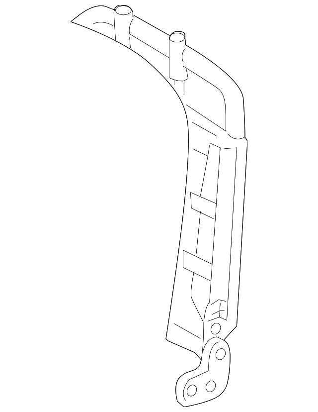 88301-2C580 Деталь SEAT BACK FRAME, LEFT