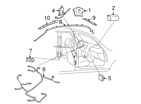 Amanti AIR BAG COMPONENTS