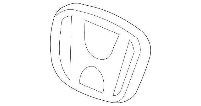 75700-SCV-A01 Деталь EMBLEM, FR. (H)