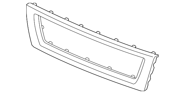 75120-SCV-A11ZA Деталь MOLDING, FR. GRILLE *NH533* (BUMPER DARK