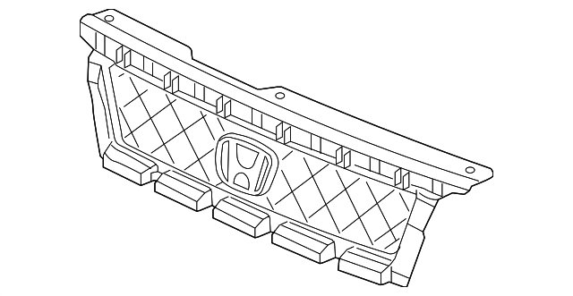 75101-SCV-A01ZA Деталь BASE, FR. GRILLE *NH70* (FLAT BLACK)