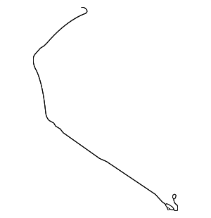 2007-2015 Ford Expedition Antenna Cable AL1Z-18812-C 2007-2015 Ford Expedition Antenna Cable AL1Z-18812-C
