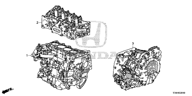 ACCORD HYBRID ENGINE ASSY. - TRANSMISSION ASSY.