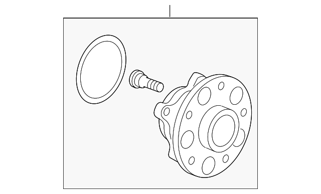 42200-TP7-A01 Деталь BEARING ASSY., RR. HUB UNIT