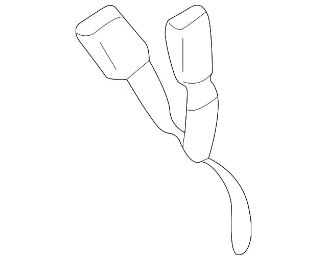 12377442 Деталь SEAT BELT ASSY