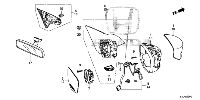 ACCORD COUPE MIRROR (1)