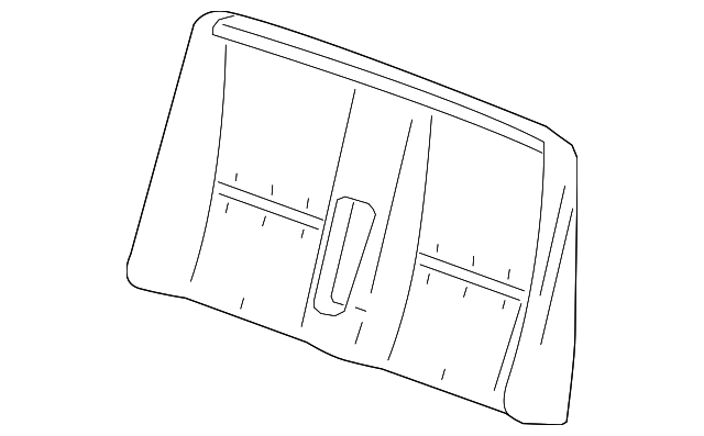 92230552 Деталь SEAT BACK PAD