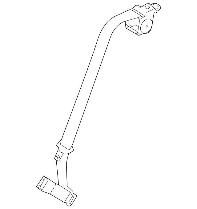 89850-1M800WK Деталь CENTER BELT ASSY