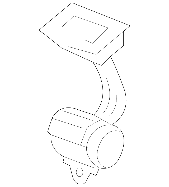 3C0-857-781-B-7G8 Деталь SEAT BELT GUIDE