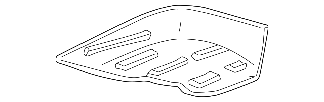 10442787 Деталь FUEL TANK STRAP, LEFT