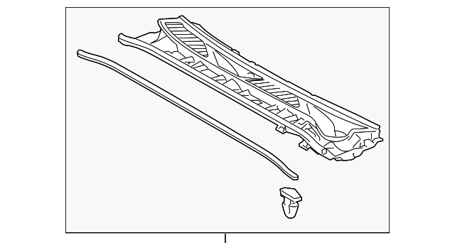 55708-35100 COWL GRILLE
