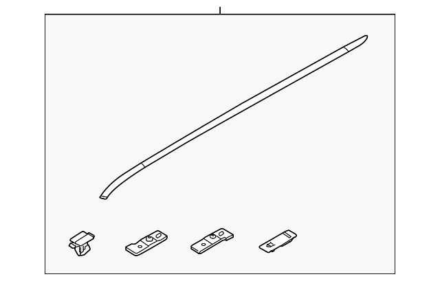 87230-B2100 Деталь ROOF MOLDING, LEFT
