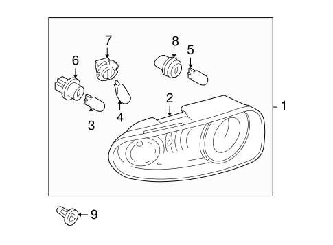 MX-5 Miata BULBS - CHASSIS 5