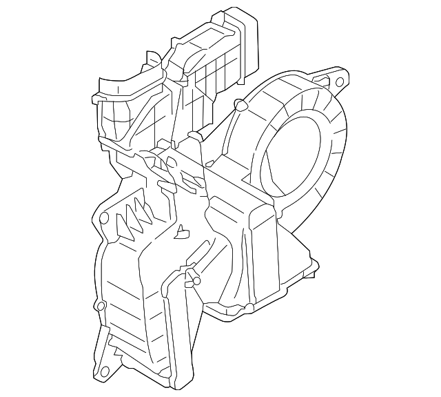 97954-A9000 EVAPORATOR CASE, RIGHT