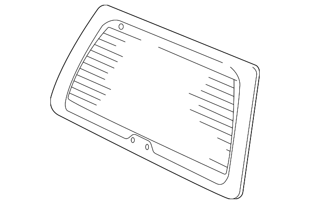 F75Z7842006CA Деталь LIFT GATE GLASS