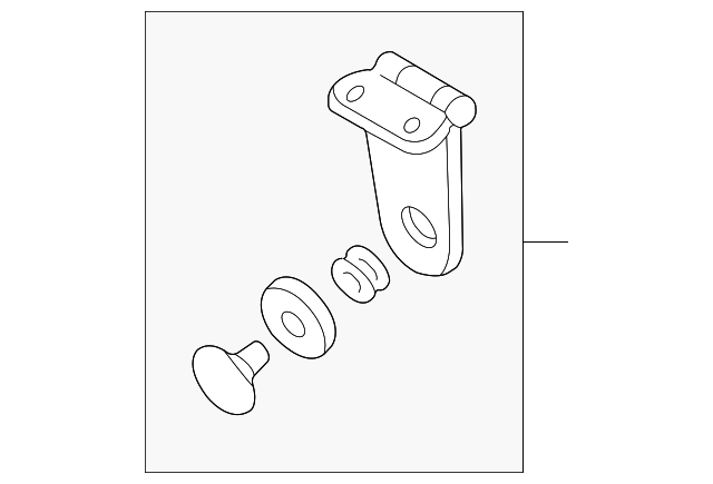 1L1Z-78420A68-AA Деталь HINGE, RIGHT