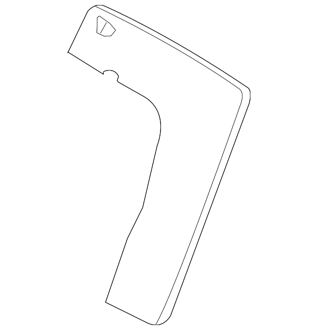 87640-ZH000 Деталь SEAT BACK PANEL
