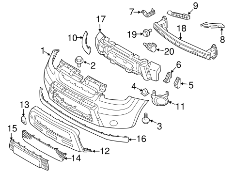 Soul BUMPER & COMPONENTS - FRONT