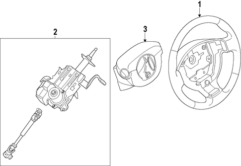 Rogue STEERING COLUMN