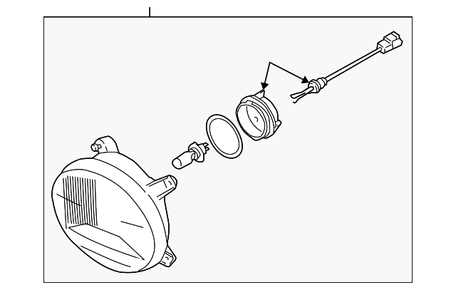 84501FA380 Деталь FOG LAMP ASSY