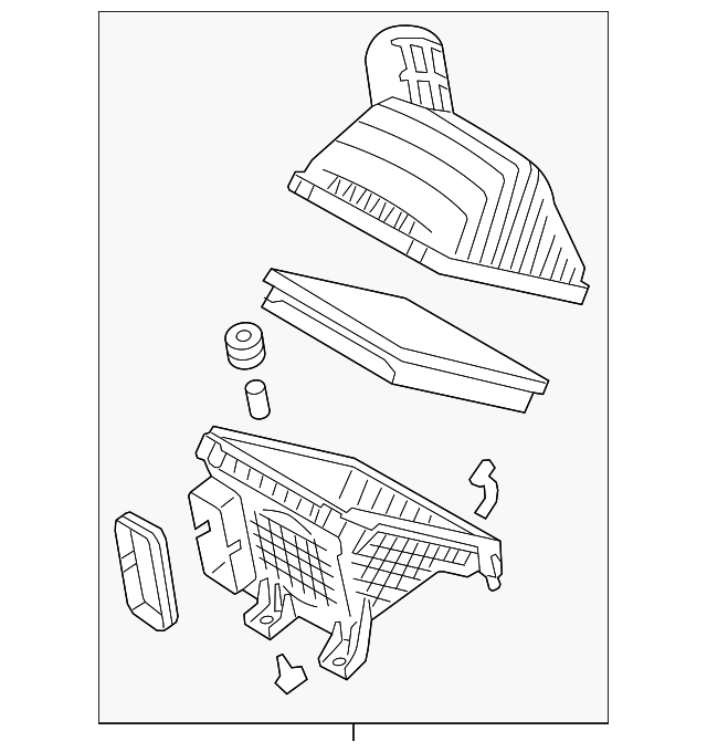 28110-3Q500 Деталь AIR CLEANER ASSY