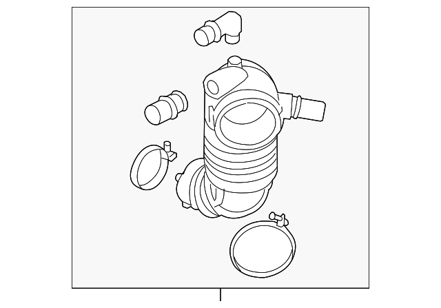 28130-3Q500 Деталь INTAKE TUBE