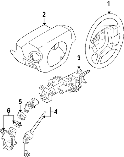Altima STEERING COLUMN