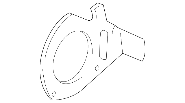 10434256 Деталь SPLASH SHIELD, LEFT