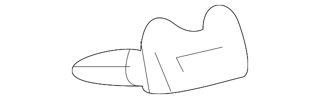 62761-35020 Деталь WINDOW TRIM LOWER RETAINER, RIGHT