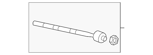 25901292 Деталь INNER TIE ROD, RIGHT