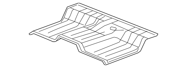 55275553AC Деталь REAR FLOOR PAN