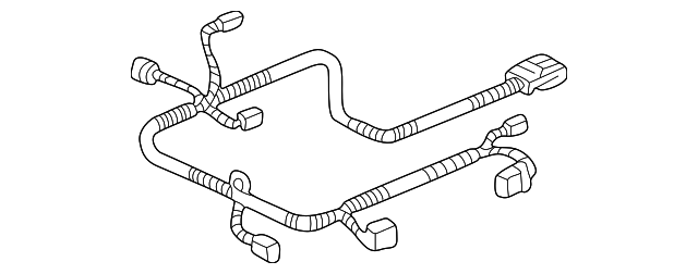 81711-S3M-A60 Деталь CORD, L. POWER SEAT (8-WAY)