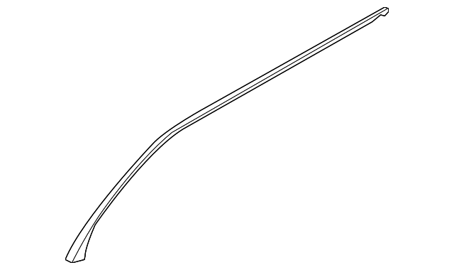 AL3Z-1651222-A Деталь WEATHERSTRIP, RIGHT