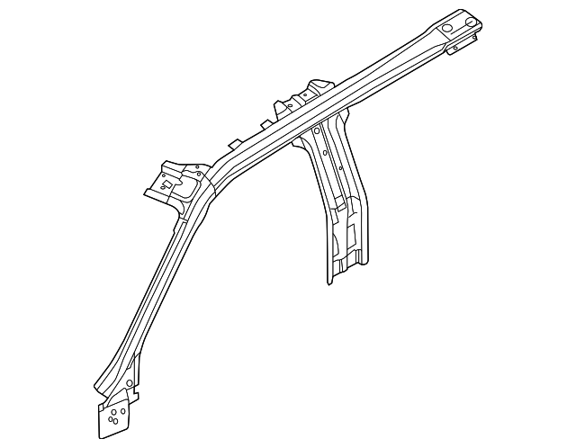 BL3Z-1651186-A Деталь INNER RAIL, RIGHT