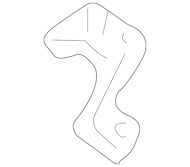 8N0-810-424 Деталь BUMPER BRACKET, RIGHT